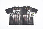 SAINT MXXXXXX Vintage Tubular Cotton Direct-Print T-Shirt