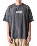 SAINT MXXXXXX Spray Monkey Gradient Distressed Tubular Cotton T-Shirt