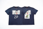 SAINT MXXXXXX Spray Monkey Gradient Distressed Tubular Cotton T-Shirt