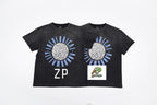 SAINT MXXXXXX Spray Monkey Gradient Distressed Tubular Cotton T-Shirt