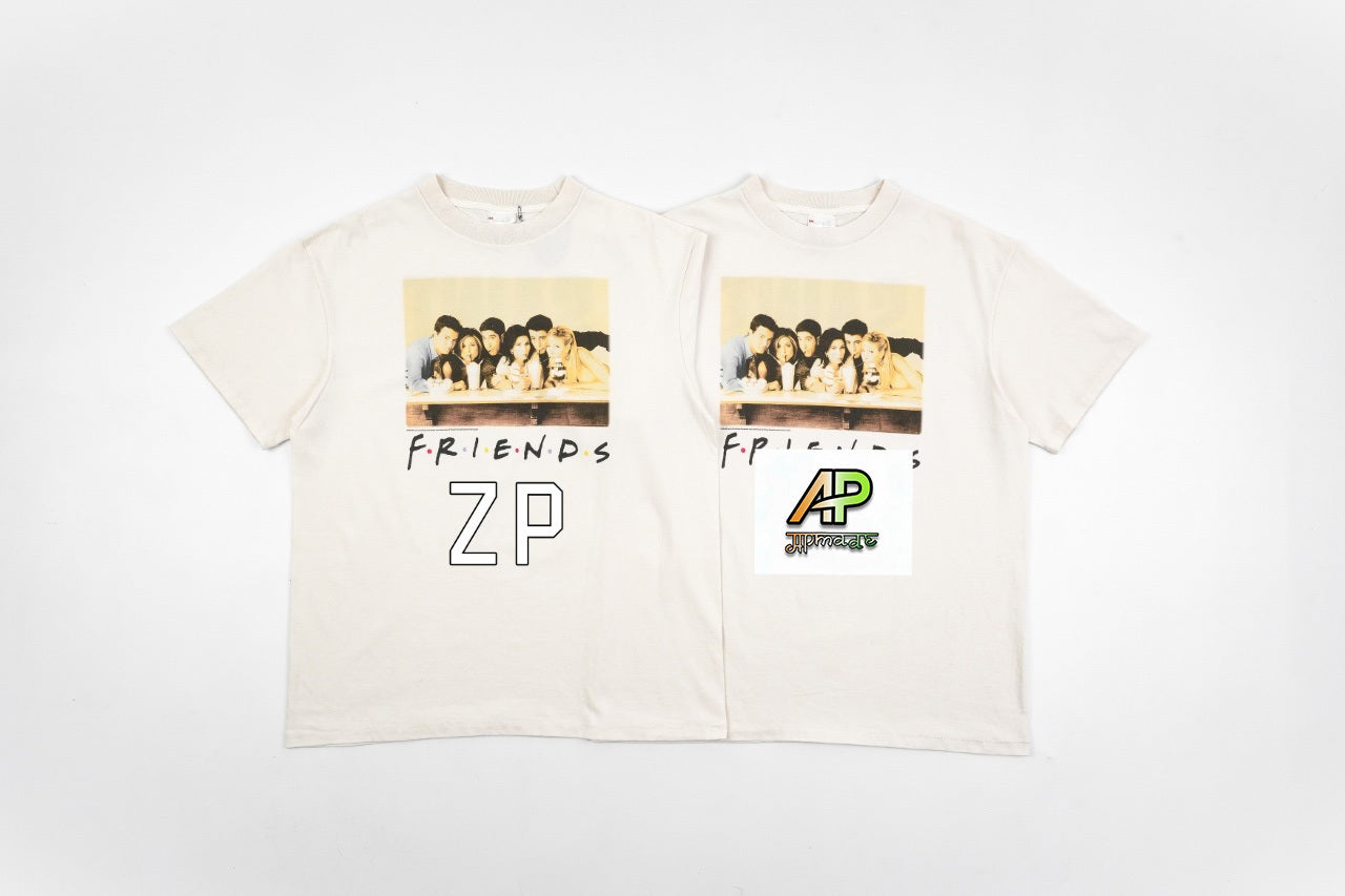 SAINT MXXXXXX Direct-Print Tubular Cotton T-Shirt