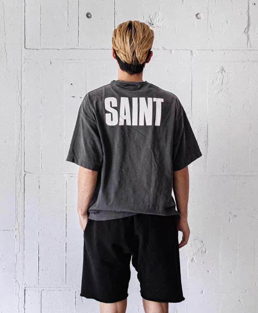 SAINT MXXXXXX Friends Drinking Coffee Graphic T-Shirt