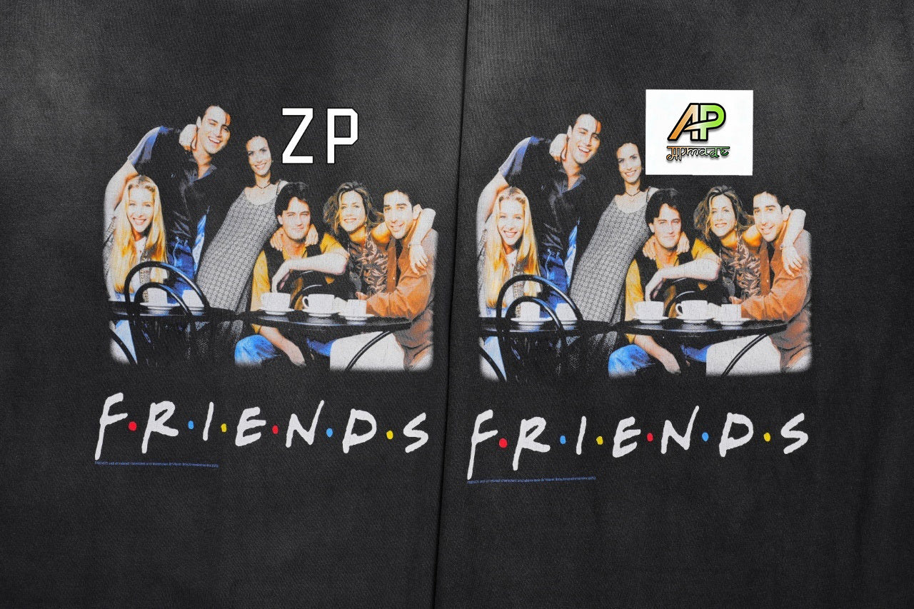 SAINT MXXXXXX Friends Drinking Coffee Graphic T-Shirt