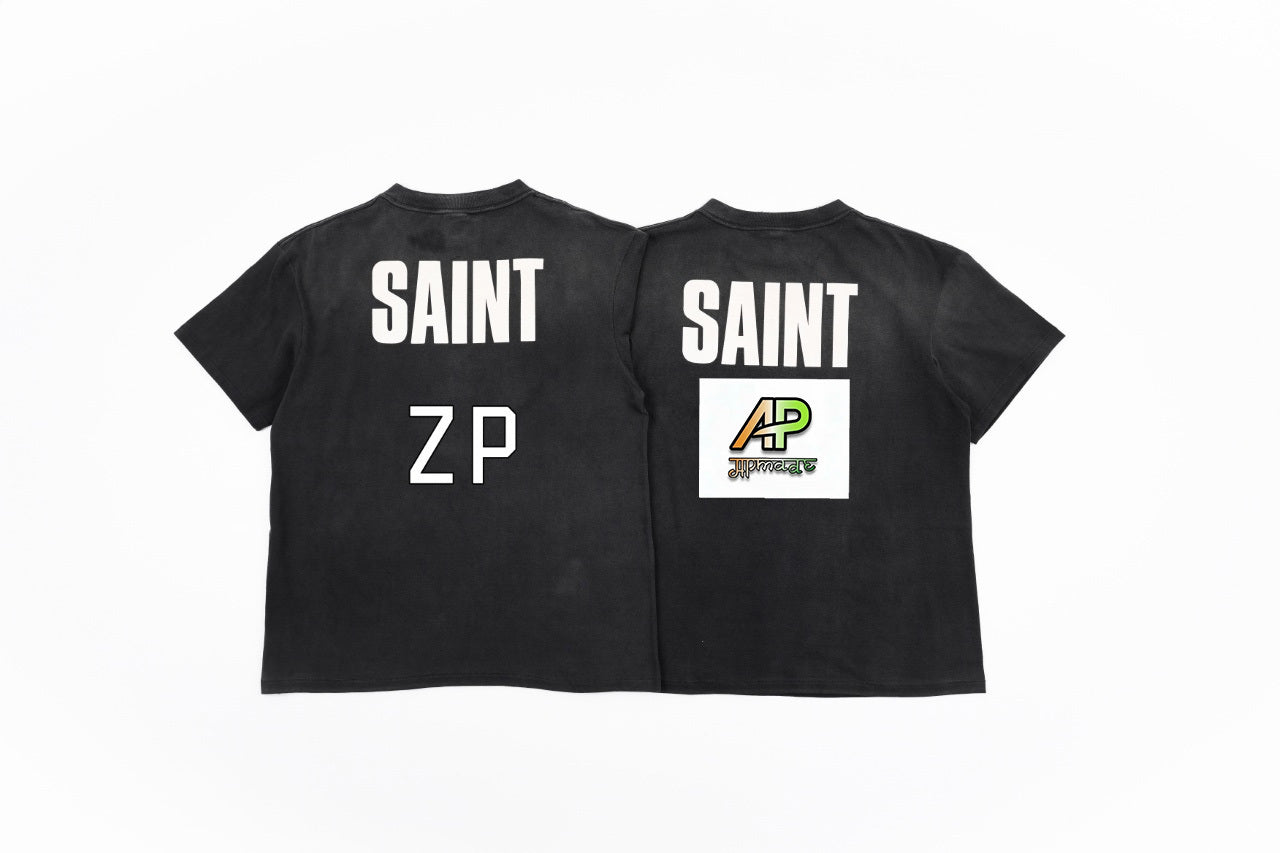 SAINT MXXXXXX Friends Drinking Coffee Graphic T-Shirt