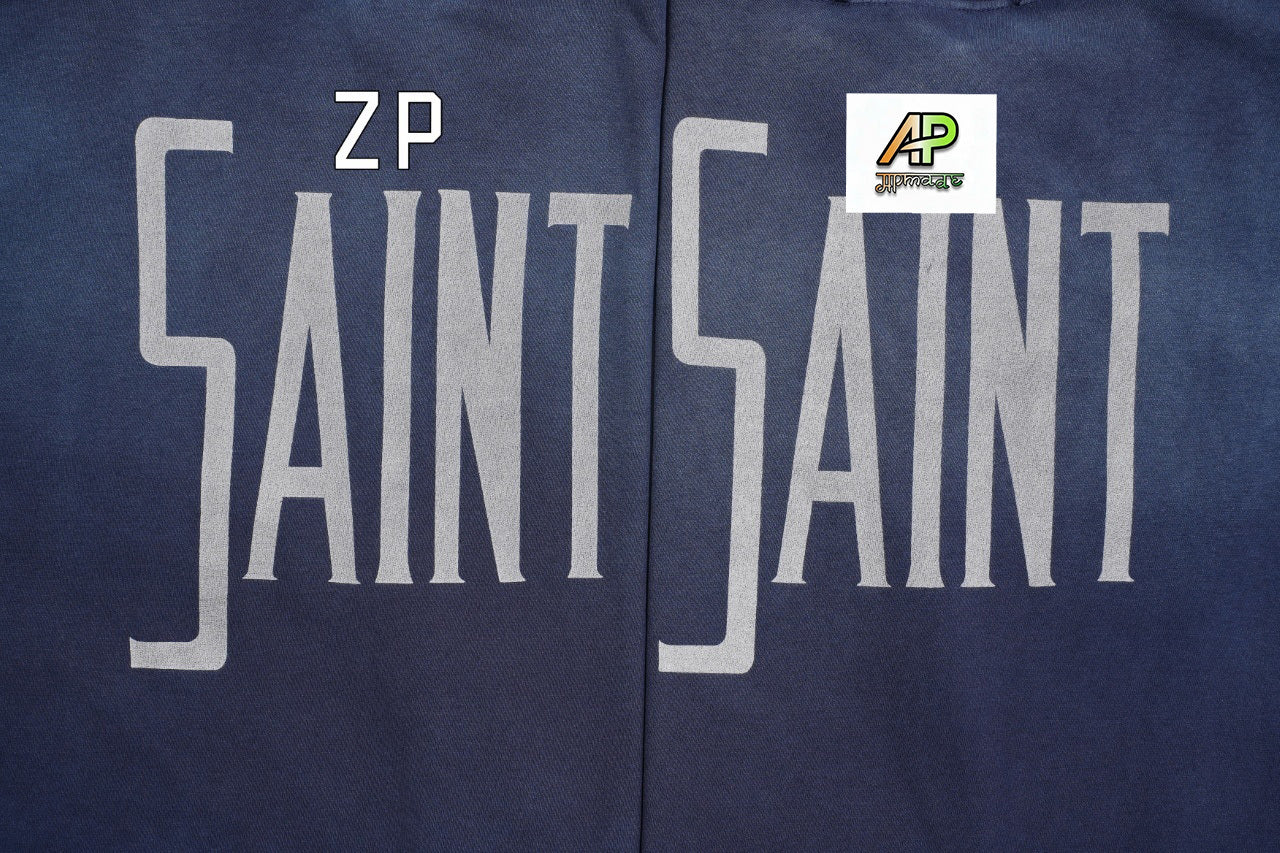 SAINT MXXXXXX Fantasy Mickey Print Distressed Tubular T-Shirt