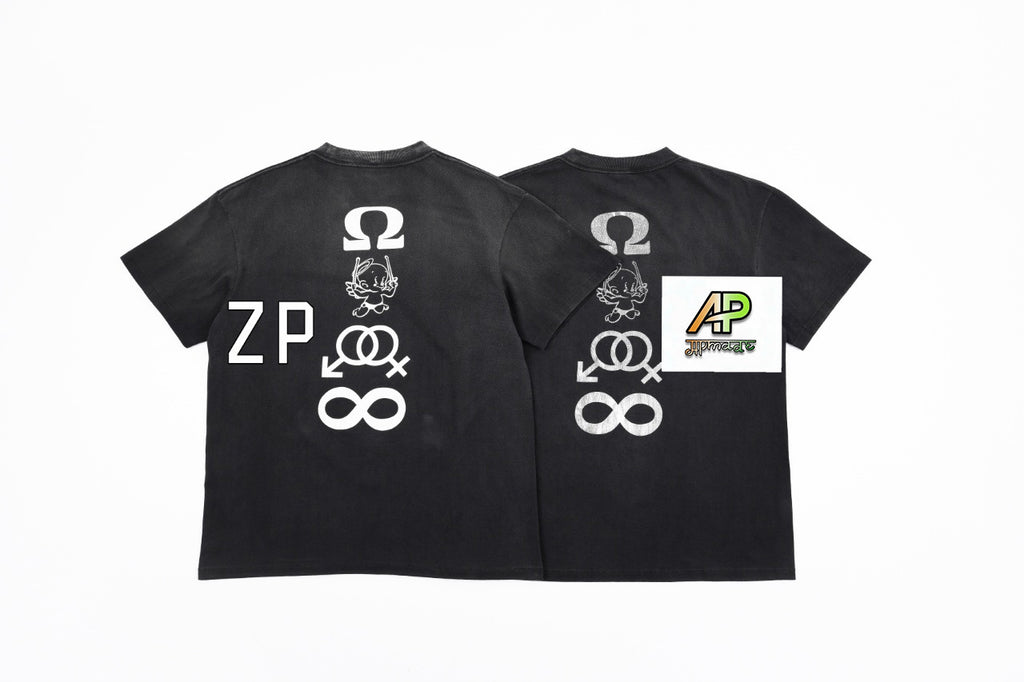 SAINT MXXXXXX Vintage Monkey Fade Tubular Cotton T-Shirt