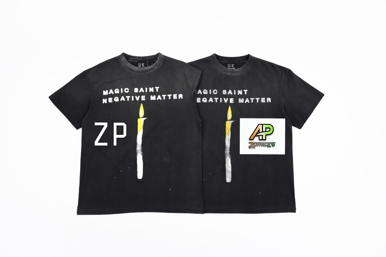 SAINT MXXXXXX Vintage Monkey Fade Tubular Cotton T-Shirt