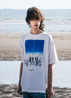 SAINT MXXXXXX Vintage Direct-Print Tubular Cotton T-Shirt