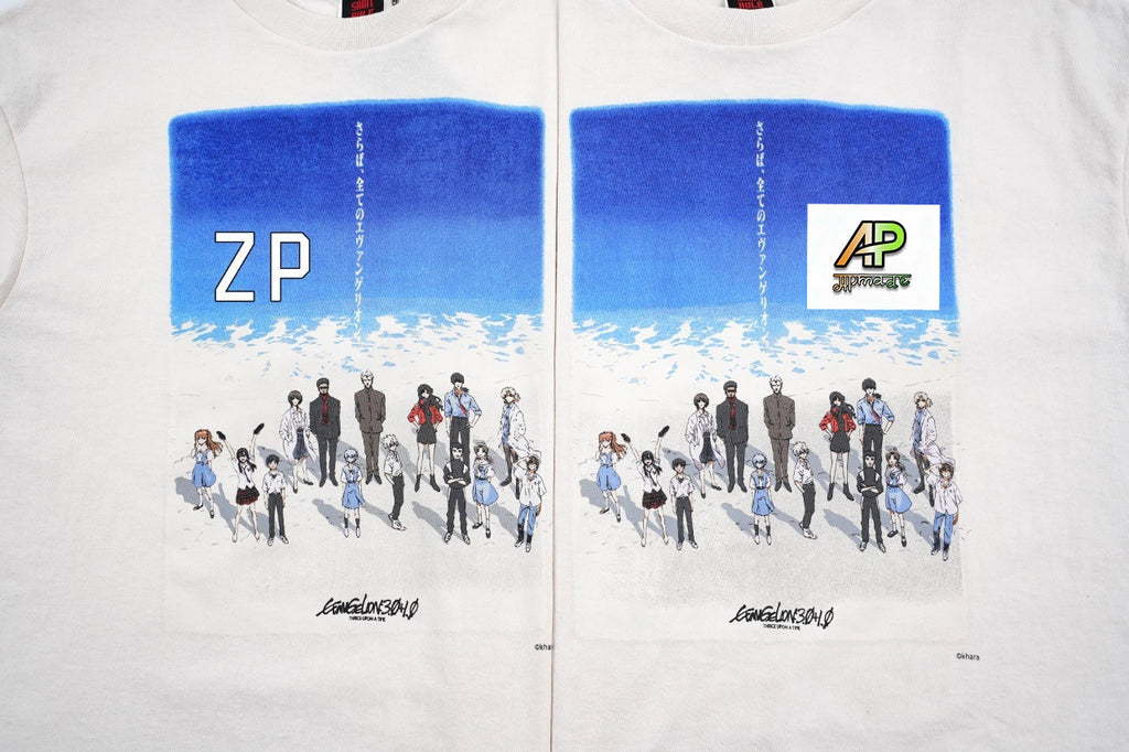 SAINT MXXXXXX Vintage Direct-Print Tubular Cotton T-Shirt