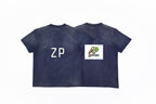 SAINT MXXXXXX Spray Monkey Gradient Distressed Tubular Cotton T-Shirt