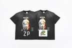 SAINT MXXXXXX Angel Veil Madonna Print T-Shirt