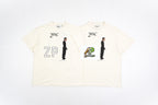 SAINT MXXXXXX 2PAC Cross Portrait Print T-Shirt