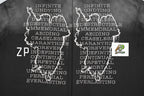 SAINT MXXXXXX Jesus Slogan Print Short-Sleeve T-Shirt