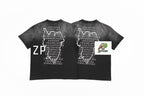 SAINT MXXXXXX Jesus Slogan Print Short-Sleeve T-Shirt