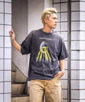SAINT MXXXXXX Egg Light Letter Print Short-Sleeve T-Shirt