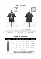 SAINT MXXXXXX Egg Light Letter Print Short-Sleeve T-Shirt