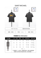 SAINT MXXXXXX Big Detail Star Slogan Print Short-Sleeve T-Shirt