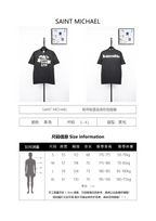 SAINT MXXXXXX Peace Slogan Flower Print Short-Sleeve T-Shirt