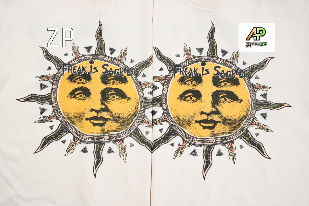 SAINT MXXXXXX Four Eyes Sun Print Short-Sleeve T-Shirt