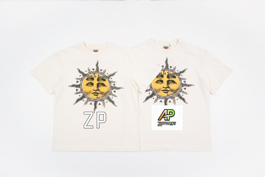 SAINT MXXXXXX Four Eyes Sun Print Short-Sleeve T-Shirt