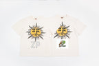 SAINT MXXXXXX Four Eyes Sun Print Short-Sleeve T-Shirt