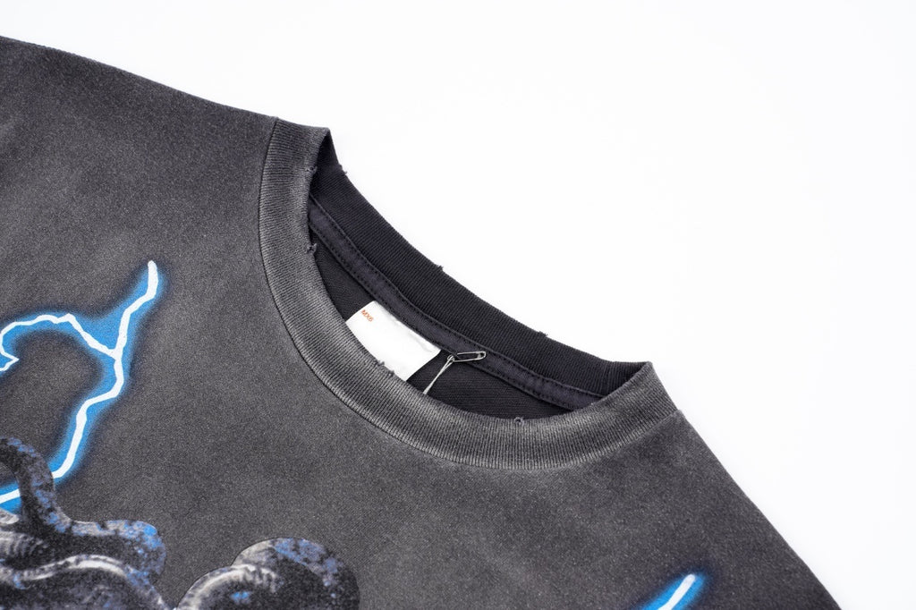 SAINT MXXXXXX Medusa Hydra Print Short-Sleeve T-Shirt