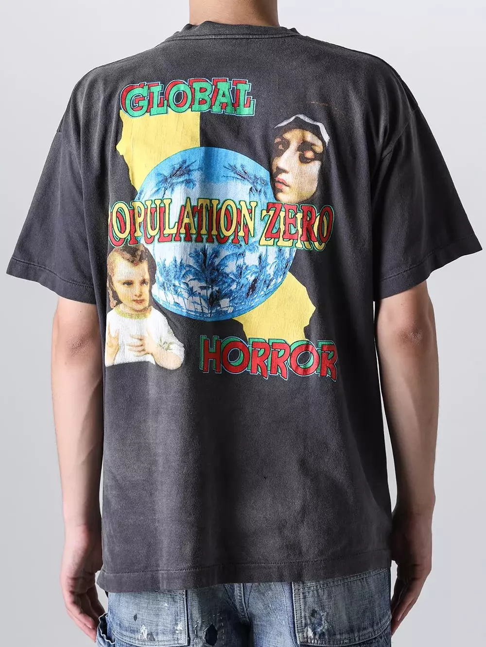 SAINT MXXXXXX Earth Jesus Saint Mary Print Short-Sleeve T-Shirt