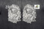 SAINT MXXXXXX Fingerprint Print Short-Sleeve T-Shirt