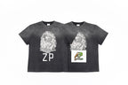 SAINT MXXXXXX Fingerprint Print Short-Sleeve T-Shirt