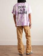 GALLERY DEPT. Tie-Dye French Letter Print T-Shirt