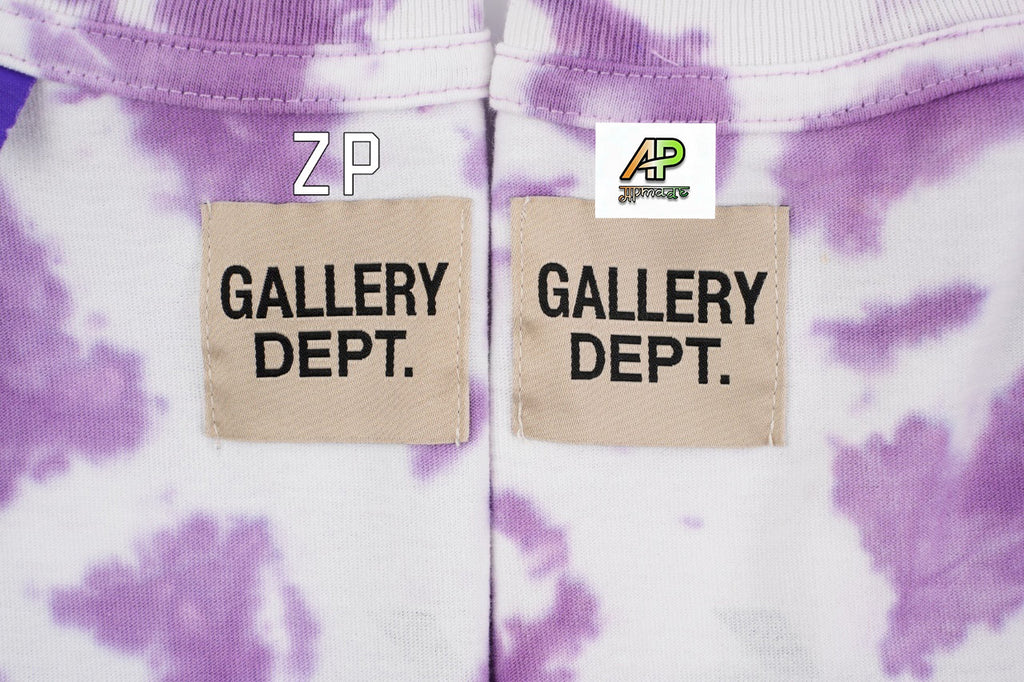 GALLERY DEPT. Tie-Dye French Letter Print T-Shirt