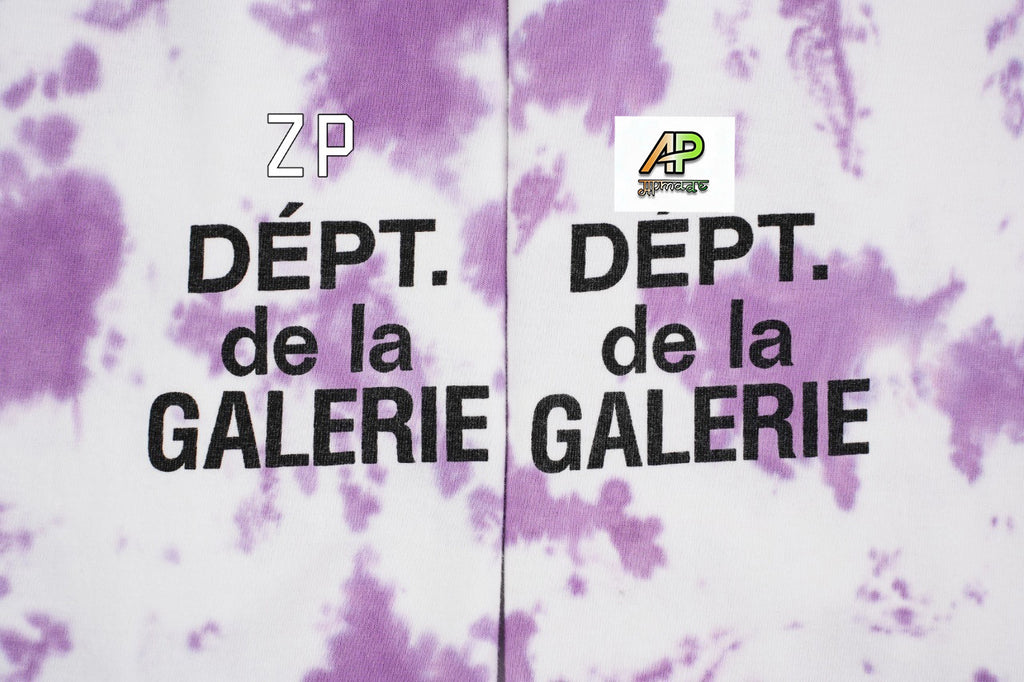GALLERY DEPT. Tie-Dye French Letter Print T-Shirt