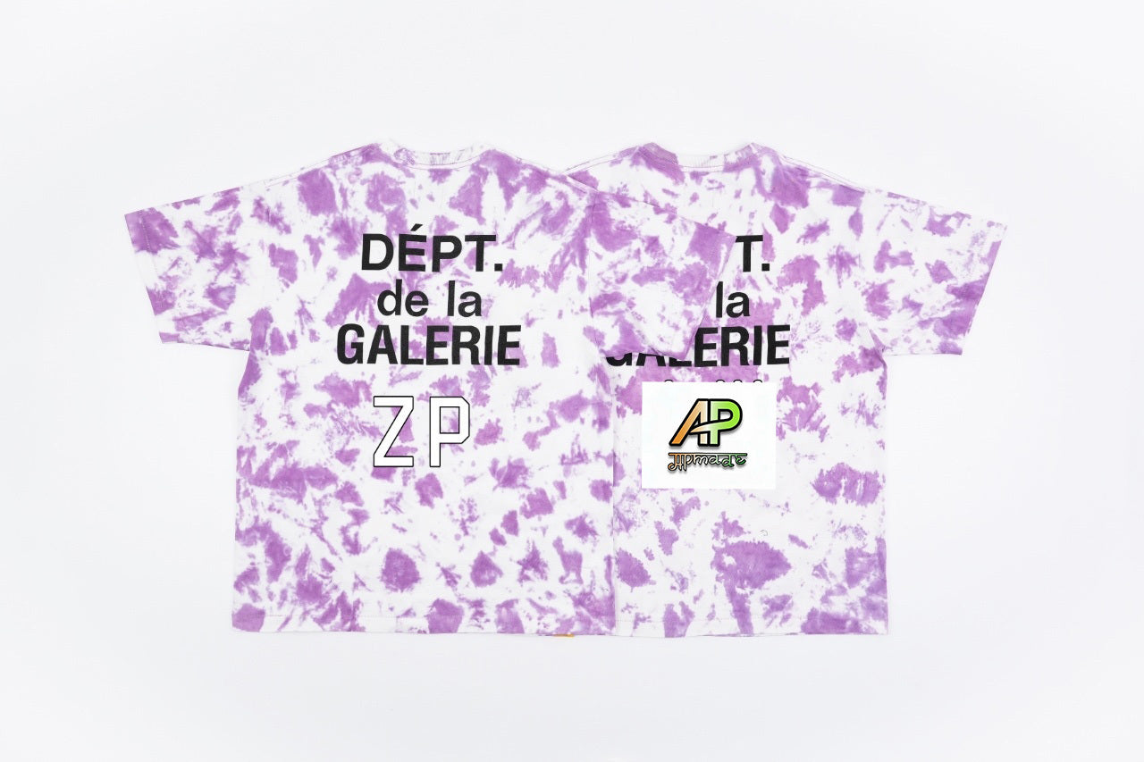 GALLERY DEPT. Tie-Dye French Letter Print T-Shirt