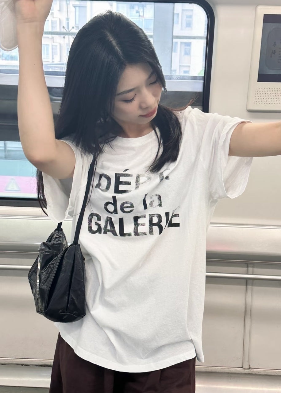 GALLERY DEPT. Chest French Lettering Print T-Shirt