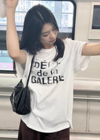 GALLERY DEPT. Chest French Lettering Print T-Shirt