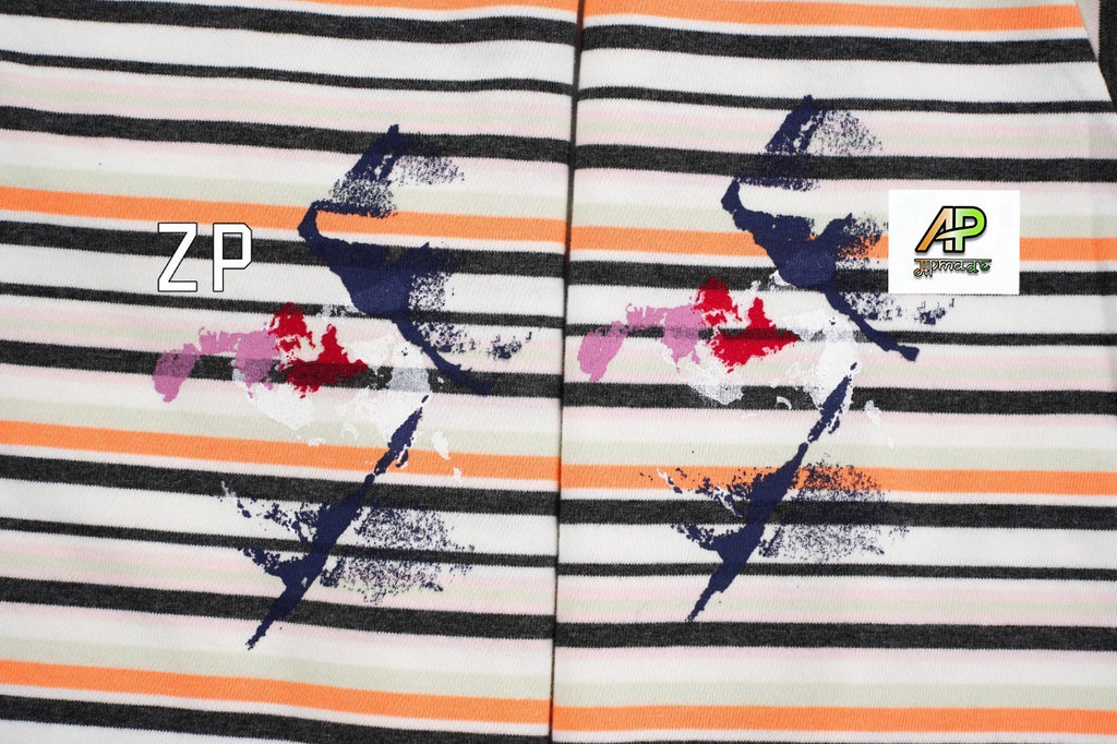 GALLERY DEPT. Ink Hand-Painted Letter Print T-Shirt