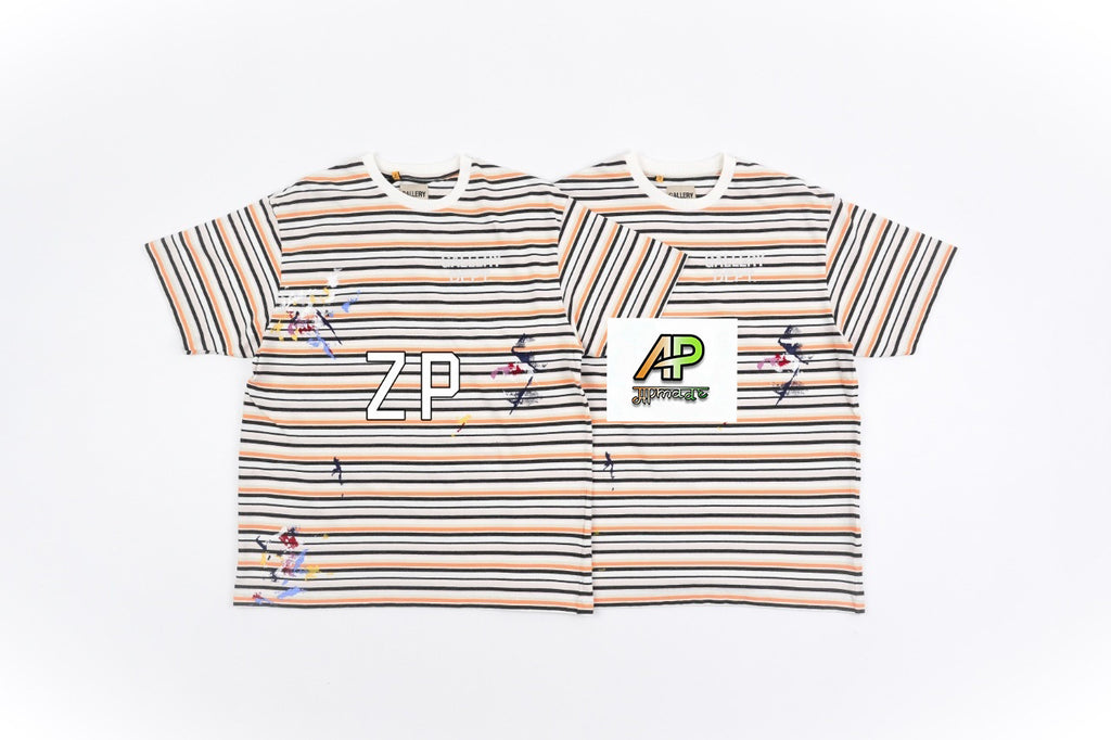 GALLERY DEPT. Ink Hand-Painted Letter Print T-Shirt