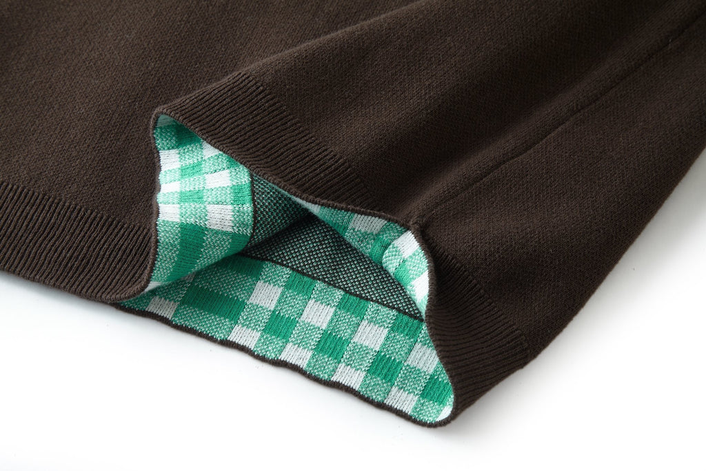 Loewe Jacquard Logo Check Knit Sweater