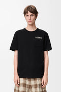 Loewe Embroidered Logo Pocket Short-Sleeve T-Shirt