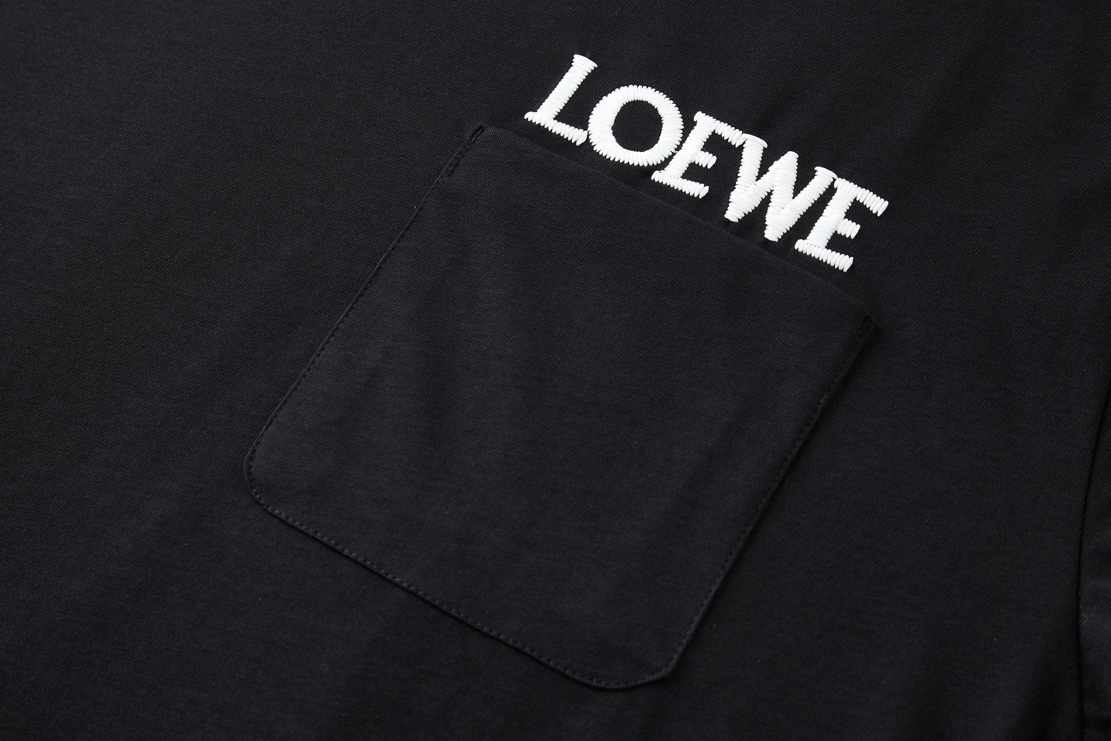 Loewe Embroidered Logo Pocket Short-Sleeve T-Shirt