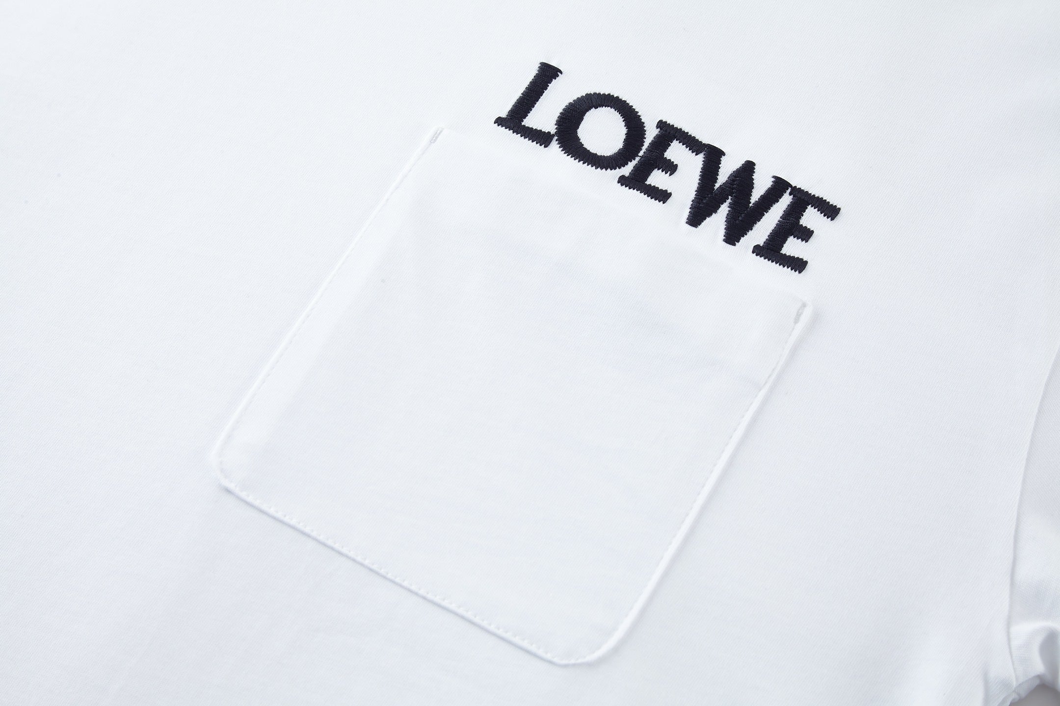 Loewe Embroidered Logo Pocket Short-Sleeve T-Shirt