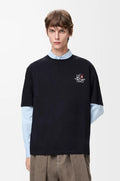 Loewe Cartoon Embroidered Logo Short-Sleeve T-Shirt