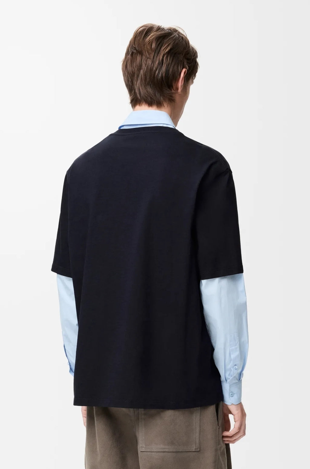 Loewe Cartoon Embroidered Logo Short-Sleeve T-Shirt