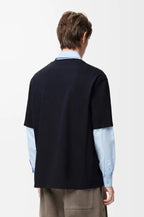 Loewe Cartoon Embroidered Logo Short-Sleeve T-Shirt