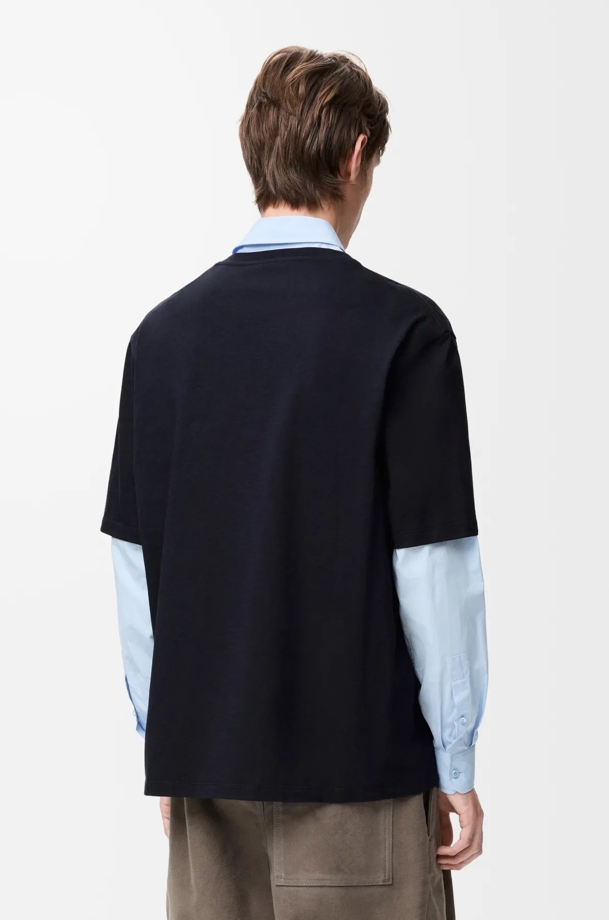 Loewe Cartoon Embroidered Logo Short-Sleeve T-Shirt
