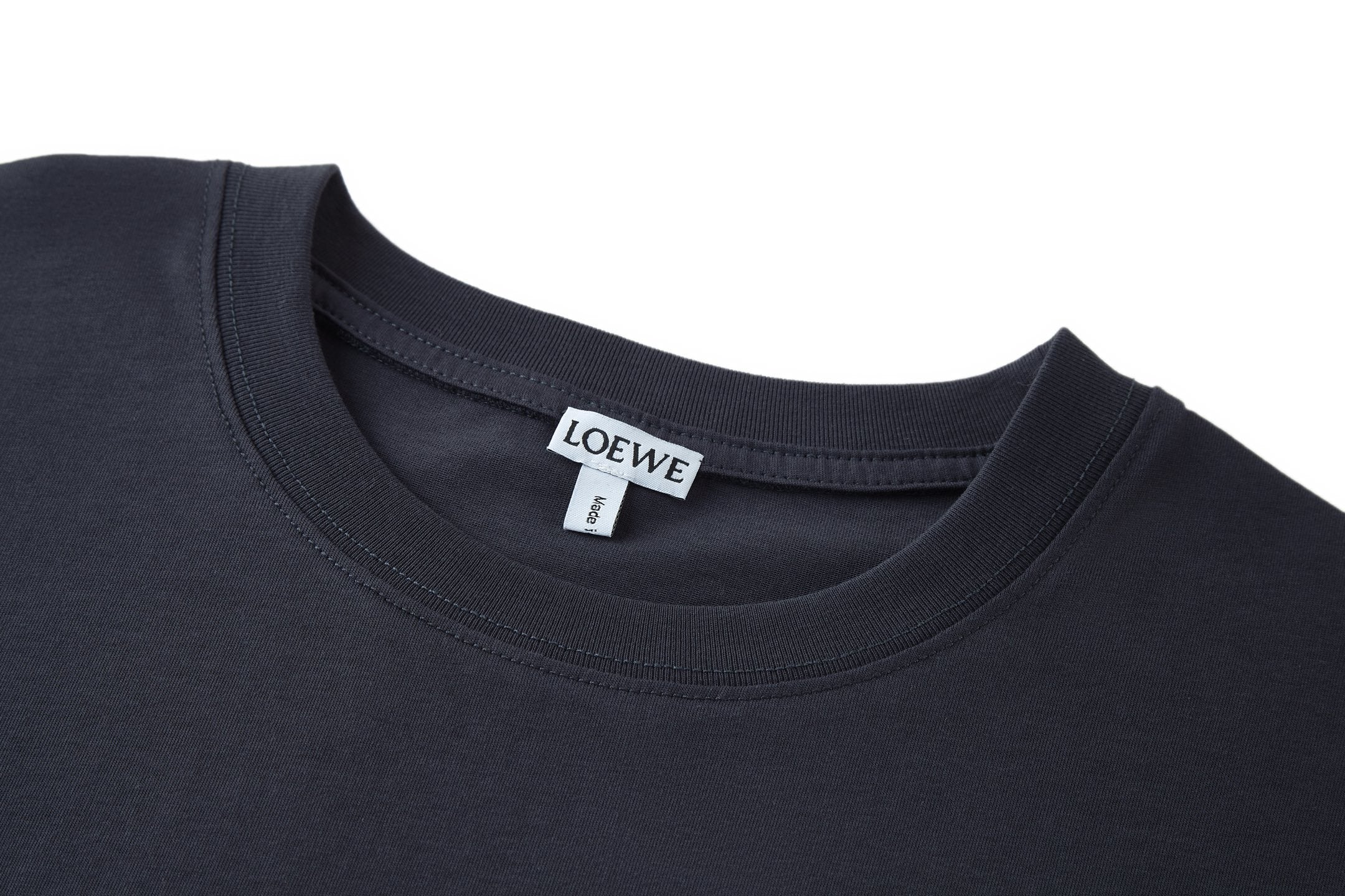 Loewe Cartoon Embroidered Logo Short-Sleeve T-Shirt