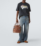 Loewe Suna Fujita Submarine Embroidered Short-Sleeve T-Shirt