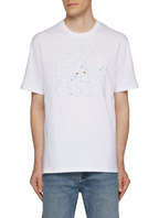 Loewe Fujita Octopus Embroidered Short-Sleeve T-Shirt
