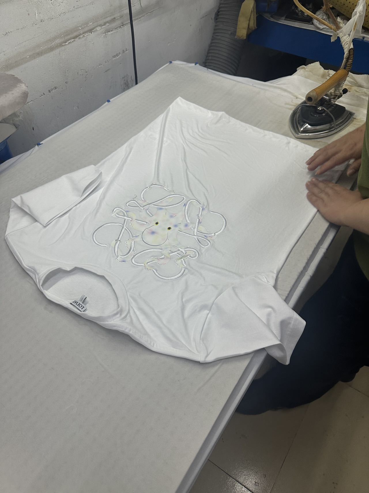 Loewe Fujita Octopus Embroidered Short-Sleeve T-Shirt