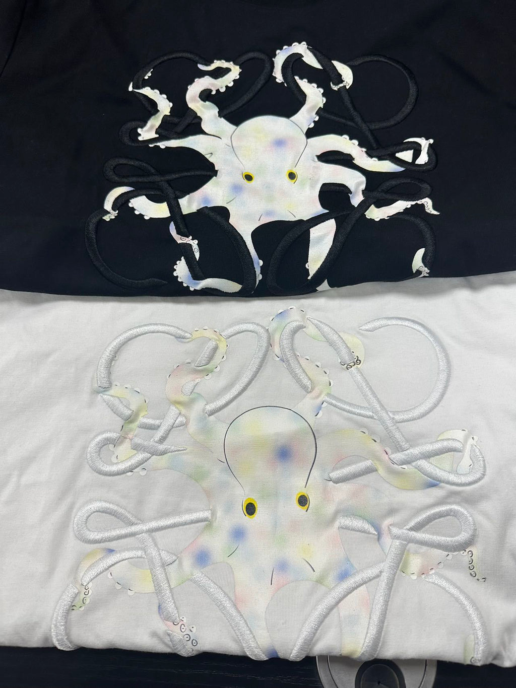Loewe Fujita Octopus Embroidered Short-Sleeve T-Shirt